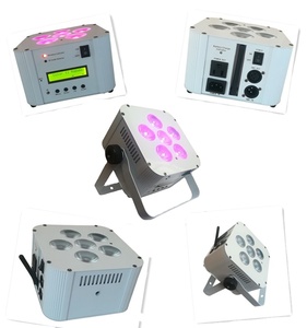 2025 mới hengyu Trắng pin không dây 6pcs 6in1 rgbwauv uplights - Product Image 2