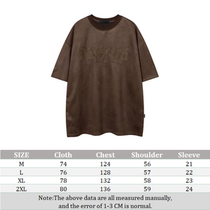 Nieuwe Trend Heren Effen T-Shirt Borduurwerk Oversized Distressed <span class=keywords><strong>O</strong></span>-Hals Vintage T-Shirt Met Hoe Verkopen - Product Image 3