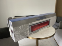 Cheminée décorative LED alimentée par USB, télécommande RGB, colonne romaine noire et blanche, 60-120 cm, lumière de cheminée à flamme simulée