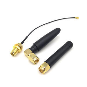 Antena Tri-Banda GSM//2.4GHz WiFi - 5cm Corta, SMA de Ángulo Recto (Conector Macho/Receptáculo Hembra) para Mini Routers y Dispositivos IoT - Product Image 5