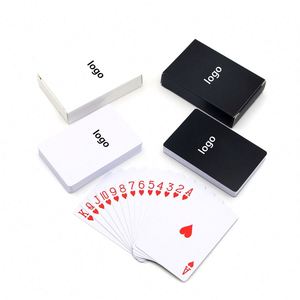 Custom Printed 32Mm New PVC Baloot Paper Waterproof Durable Plastic Promotional Playing <b>Cards</b> with Custom Logo - Product Image 1