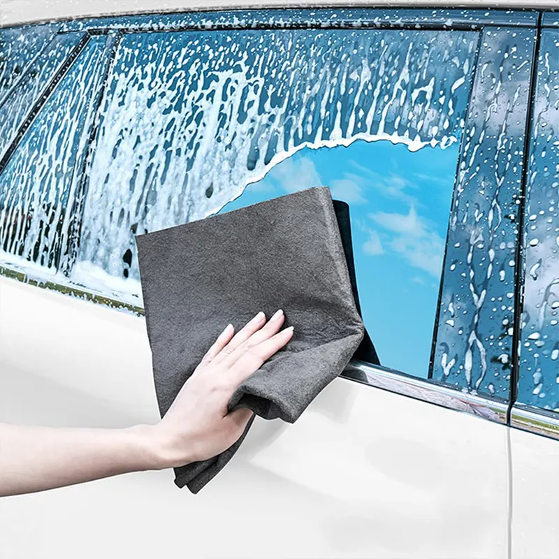 Glass Microfibre Wiping Cloth Streak Free Thick Cleaning Cloth Wipes For Auto Car Windows Glass Towel Kitchen Rag R2200