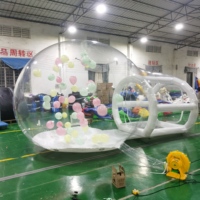 Terrain de jeu de fête extérieur Casa Burbuja dôme à bulles maison à bulles gonflable transparente maison à bulles gonflable avec boule