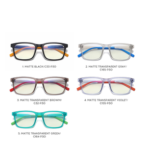 Gafas de protección contra luz azul con marco óptico de plástico tr90 para niños y niños - Product Image 6