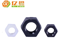 Tuercas Hexagonales de Plástico DIN 934, Tuercas de Nylon Transparentes, Juego Surtido para Aislamiento Eléctrico