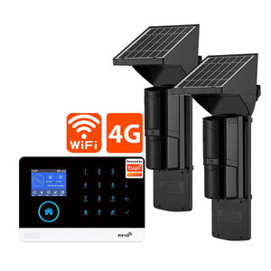 แผงควบคุม Tuya WIFI 2G/4G GSM พร้อมระบบตรวจจับแสงอินฟราเรดแบบแอคทีฟสำหรับรั้วป้องกันภัยรอบพื้นที่ ใช้พลังงานแสงอาทิตย์ ไร้สาย - Product Image 1