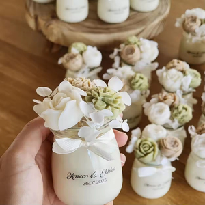 Wholesale Romantic Scented <b>Candle</b> Elegant Mini <b>Candle</b> Favors Flowers Decoration <b>Candles</b> Scented Luxury for Gifts Home Decor - Product Image 6