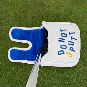 Hot Selling Magnetic Square Mallet <b>Putter</b> <b>Cover</b> Embroidery Logo Golf Club <b>Head</b> <b>Cover</b> Pu Leather Golf Mallet Headcover - Product Image 4