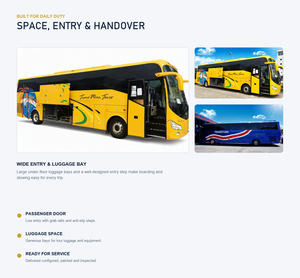 <span class=keywords><strong>Autocar</strong></span> de 13 m, 42-49 places, pour le transport interurbain en Afrique, moteurs diesel WeiChai / Cummins - Product Image 2