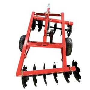 محراث قرصي عالي السرعة وثقيل التحمل مع شفرات مسننة، معدات زراعية بطول 4 أقدام للجر خلف المركبات الرباعية - Product Image 2