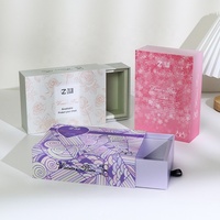 Boîte d'emballage en papier enduit avec logo personnalisé vêtements vêtements Lingerie sexy soutien-gorge Bikini maillot de bain sous-vêtements tiroir boîte en papier