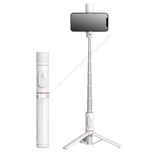 Trípode Selfie Plegable Q12S con Bluetooth, Luz de Relleno Giratoria, Extensible y Ligero para Viajes - Product Image 3