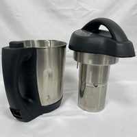 Upower Vegan German Electric Food Processor Juicer Mixer Pembuat Susu dengan Kapasitas 500-1300ML Daya 800-1000W Stainless Steel