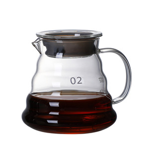 Juego de cafetera de vidrio clásica para preparación manual, ecológica, con bolsa de filtro para té, taza y jarra para compartir, para preparar café - Product Image 3