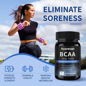 Ausreson Private Label Aminosäuren <span class=keywords><strong>BCAA</strong></span> <span class=keywords><strong>Tabletten</strong></span> Pille Pre Workout Suplementos Energie ergänzung <span class=keywords><strong>Bcaa</strong></span> <span class=keywords><strong>Tabletten</strong></span> für muskels tarke - Product Image 2