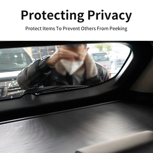 Couvercle de <span class=keywords><strong>coffre</strong></span> arrière rétractable et étanche pour <span class=keywords><strong>Volvo</strong></span> <span class=keywords><strong>XC60</strong></span> 2018-2021 Présentoirs en fibre de carbone Cargo Shield Made for Ford - Product Image 5