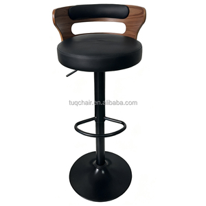 Cadeira TUQ Simples, Giratória 360°, Resistente à Água, Altura Ajustável, Banquetas de Madeira Duráveis para Hotel e Exterior - Product Image 2