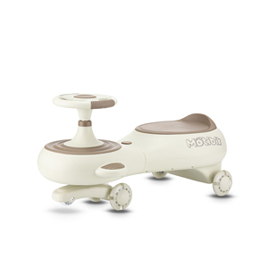 Großes Rotes Kinder-Rutschauto mit Schwingfunktion und 4 Blinkenden Rädern - Product Image 2