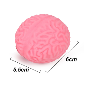 Novedosas Pelotas Antiestrés con Forma de Cerebro, Juguetes de Pelota Roja para Niños y Niñas de 5 a 7 Años, Juguetes de Descompresión Aterradores y Divertidos - Product Image 2