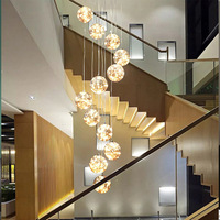 Luminaire suspendu sphérique en verre minimaliste moderne, lumière nordique, luxe, salon, luminaire suspendu unique