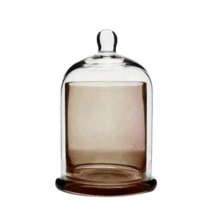 Lọ đựng nến hình chuông thủy tinh bóng, kiểu dáng tròn, dùng làm nến thủ công - Product Image 1