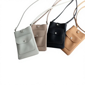 Bolsa de Teléfono Casual y Moderna de PU Unisex, con Bolsillo Grande para Lápiz Labial y Auriculares, Organizador Personalizado, Bandolera con Hebilla de Cierre - Product Image 1