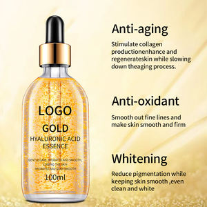 Private Label OEM Chinese 24K Gold Nicotinamide Hyaluronic Acid Anti-Wrinkle Moisturizing Brightening Whitening Face <b>Serum</b> - Product Image 3