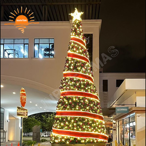 Tốt Nhất Kỳ Nghỉ Ánh Sáng Hiển Thị Nhân Tạo Cây Giáng Sinh Lớn Thương Mại Bên Ngoài Lập Trình Thông Minh Rgbw Ánh Sáng <span class=keywords><strong>Xmas</strong></span> <span class=keywords><strong>Tree</strong></span> - Product Image 5