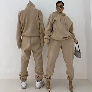 Chándal acampanado Vintage de gran tamaño personalizado para hombre, Sudadera con capucha y Sudadera de felpa francesa lavada con ácido y serigrafía Unisex para invierno - Product Image 6