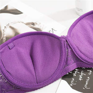 Commercio all'ingrosso di <span class=keywords><strong>Nuovo</strong></span> Arrivo Alla Moda <span class=keywords><strong>Senza</strong></span> Soluzione di Continuità <span class=keywords><strong>Ferretto</strong></span> Logo Personalizzato 1/2 Delle Donne Spinge Verso L'alto il <span class=keywords><strong>Reggiseno</strong></span> di Pizzo - Product Image 2