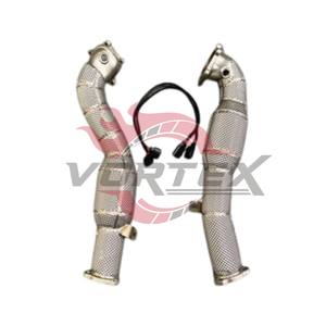 Collecteur d'échappement haute performance avec catalyseur Vortex pour Audi C7 A6 S6 S7 S8 RS6 RS7 4.0T - Product Image 2