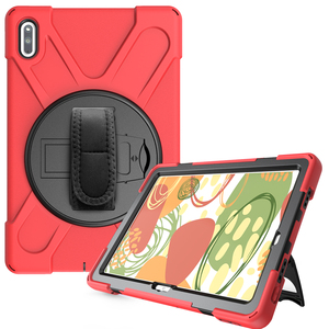 Funda de Silicona 3 en 1 para <span class=keywords><strong>Huawei</strong></span> <span class=keywords><strong>MatePad</strong></span> de <span class=keywords><strong>10.4</strong></span> Pulgadas, Funda Protectora de Silicona a Prueba de Golpes con Correa de Mano y Correa para Hombro - Product Image 4