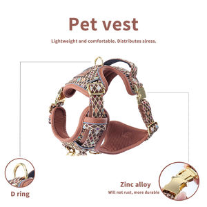 आरामदायक ऑक्शफोर्ड पालतू जानवरों के लिए किसी भी तड़ी और बड़े सूट के लिए लोगो हार्नेस सेट को शामिल नहीं करता है। - Product Image 3