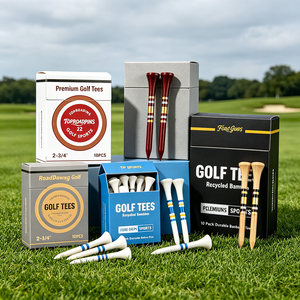 Paquete al por mayor <span class=keywords><strong>de</strong></span> teeers <span class=keywords><strong>de</strong></span> golf <span class=keywords><strong>de</strong></span> bambú personalizados, decorativos, <span class=keywords><strong>de</strong></span> color negro, para simulador <span class=keywords><strong>de</strong></span> golf automático, para máquina <span class=keywords><strong>de</strong></span> teeing, para uso en interiores - Product Image 2