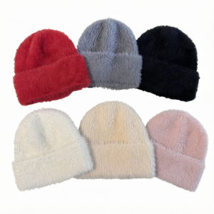 Gorro de Punto Suave y Afelpado, Gorro de Invierno con Borde Plegable, Cálido y Unisex, Personalizable OEM ODM, Venta al Por Mayor, Proveedor de Fábrica de Moda - Product Image 1