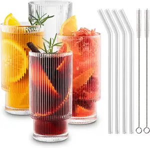 12oz Boba içecek bardağı su likörü karışık viski bira kokteyl buzlu kahve bardağı gözlük züccaciye kupa bardak bardak Drinkware