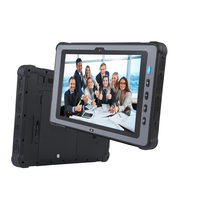 PC Industrial de 12 Pulgadas con Windows 11, IP67, NFC, 1000nit, Legible Bajo la Luz Solar, RS422, RS232, para Trabajo de Campo, IoT Industrial, Batería Extraíble