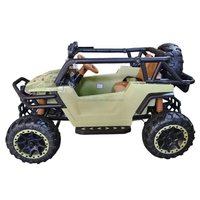 Auto Eléctrico Infantil Todoterreno de Plástico, Batería de 12V7, Motor Dual 390, Control Remoto 2.4G, Luces, Música, Arranque con un Clic