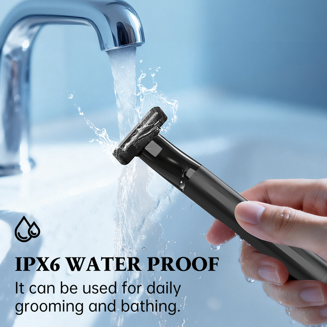 Portable Mini Electric Shaver Machine for Men Water Proof One Blade Body Hair Trimmer Ball Groin Pubic Trimmer