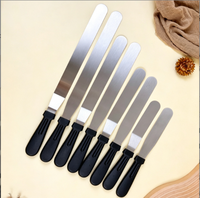 Spatule à pâtisserie, spatule à crème en acier inoxydable, outil de décoration, couteau à démouler les gâteaux de 6, 8, 10, 12 pouces, outil de pâtisserie