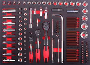 <span class=keywords><strong>127</strong></span> Chiếc Bộ Dụng Cụ Cầm Tay Với Hộp Dụng Cụ Bằng Nhựa Hộp Đựng Ổ Cắm Tay Quay - Product Image 3