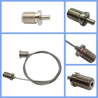 Kit de suspension pour câble d'éclairage réglable, pince pour câble en acier, pince pour câble M10 pour la suspension d'éclairage et d'affichage
