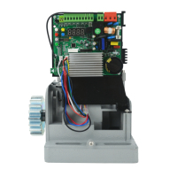 Motor Gerbang Geser Orsenar Desain Modern 1000kg 1800kg 2800kg AC Magnet Permanen Kecepatan Tinggi Dapat Diatur