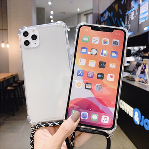 <span class=keywords><strong>Coque</strong></span> arrière de téléphone <span class=keywords><strong>avec</strong></span> lanière pour <span class=keywords><strong>iphone</strong></span>, collier souple et coloré, pour <span class=keywords><strong>iphone</strong></span> 12, <span class=keywords><strong>11</strong></span>, 7, 8Plus, 11pro, X, XR, XS Max - Product Image 4