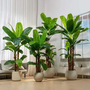 شجرة نخيل صناعية واقعية بأوراق خضراء كثيفة للاسترخاء في المكتب - Product Image 3