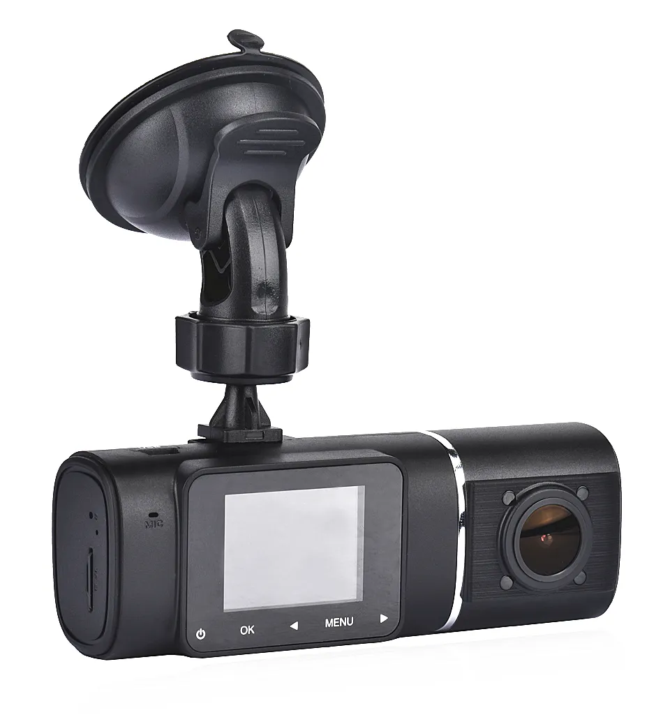 Kamera Dasbor Ganda Kendaraan 1.5 Inci Hd 1080P, Dvr Perekam Mobil Penglihatan Malam Terbaru