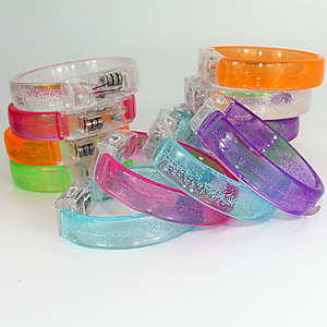 Pulsera LED Luminosa Circular para Conciertos y Fiestas, Pulsera Decorativa para Niños, Pulsera LED Personalizada Intermitente - Product Image 5