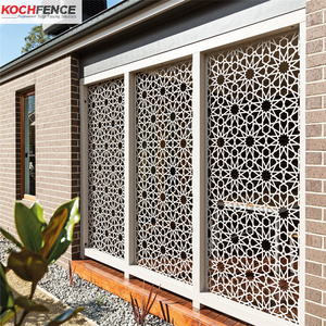 Valla de exterior de pantalla de corte láser de Metal DE PRIVACIDAD DE PVC de estilo clásico para entrada de fachada de construcción - Product Image 1