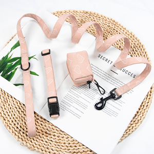 Anpassen Logo Logo Hunde geschirr No Pull <span class=keywords><strong>Leash</strong></span> Hunde halsband Treat Pouch Pet Poop Bag Designer Personal isierte Hunde geschirr Set - Product Image 5