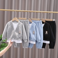 Niedlichen Frühling Herbst Kind Kind Sweatshirts Mode Junge Baby Kleinkind Kleidung Anzug Cartoon Kleinkind Outfits Freizeit kleidung
